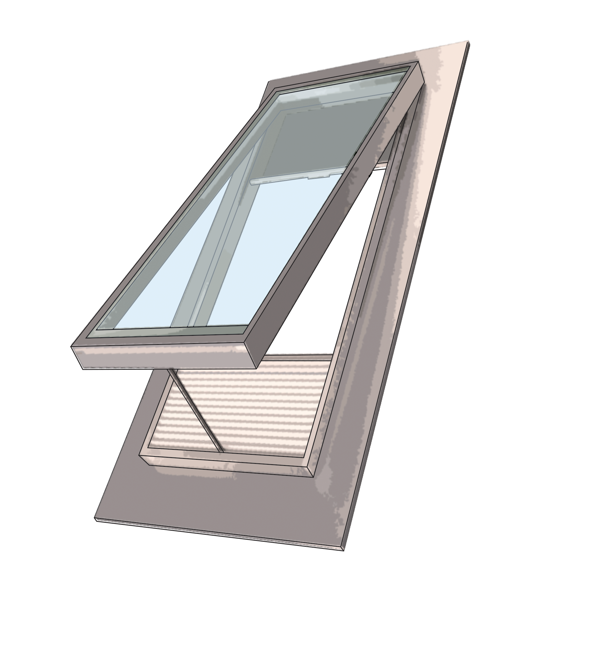 HandiLite Roof Window Open